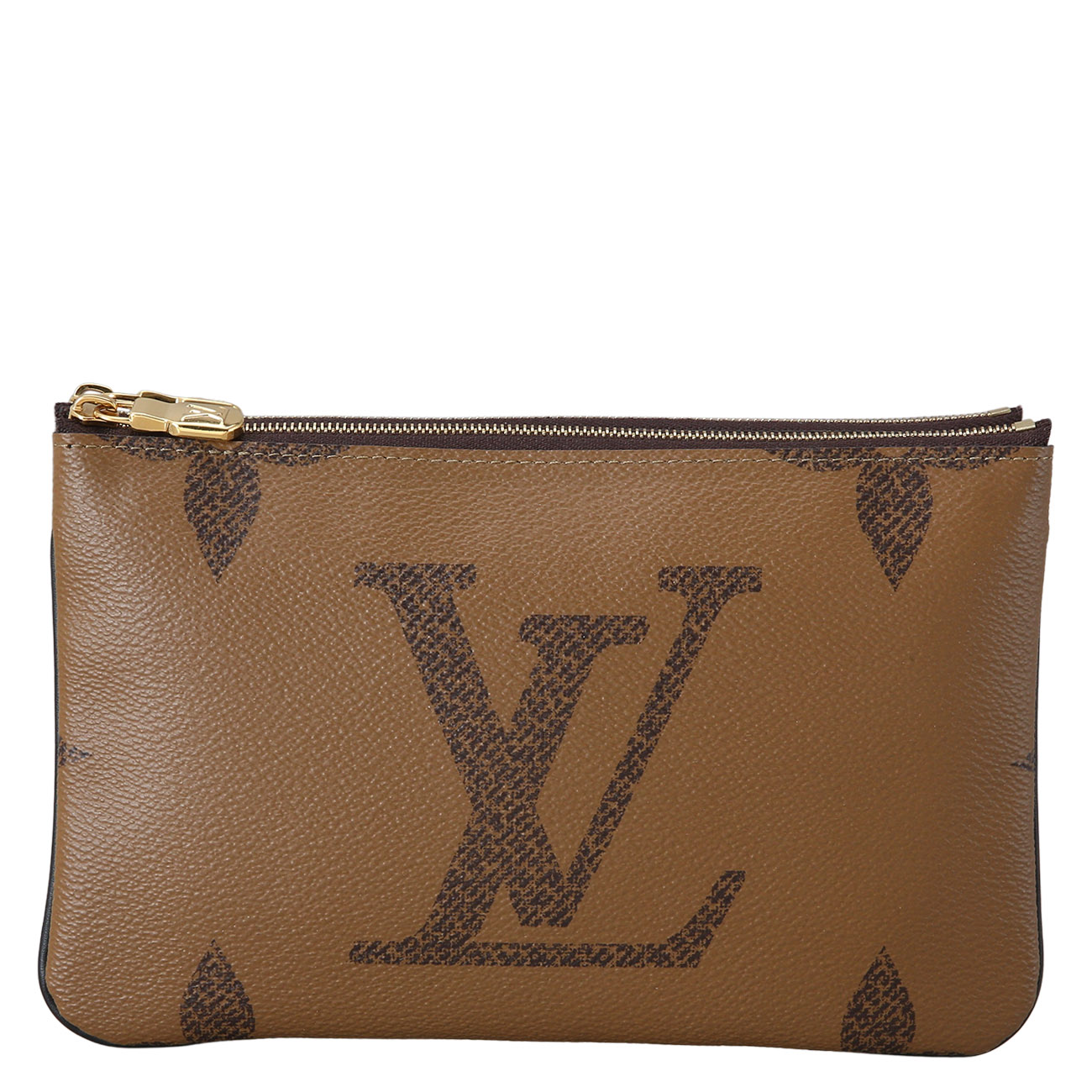 LOUIS VUITTON(USED)루이비통 모노그램 더블 집 포쉐트